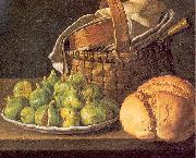 Melendez, Luis Eugenio Still-Life with Figs oil painting